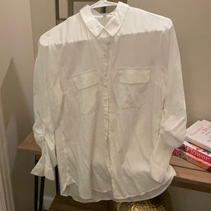 A workhorse closet staple- the white button down.